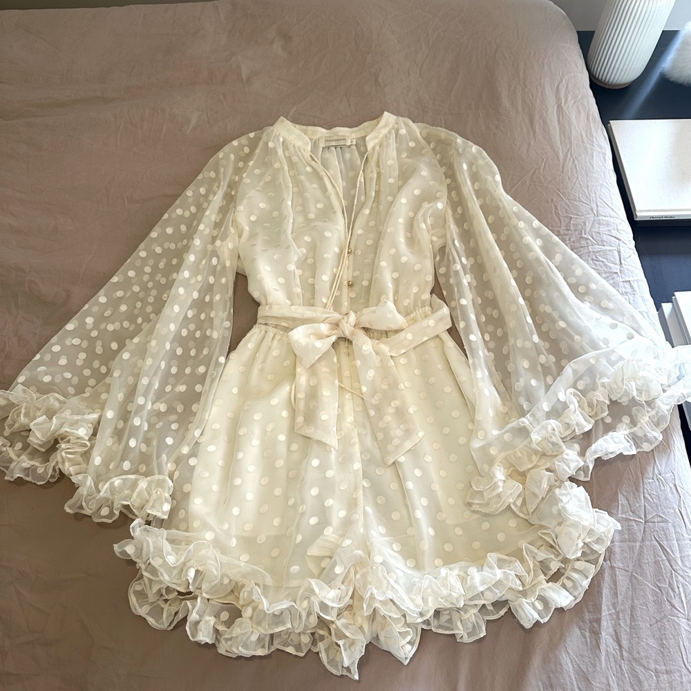 Zimmermann White Romper